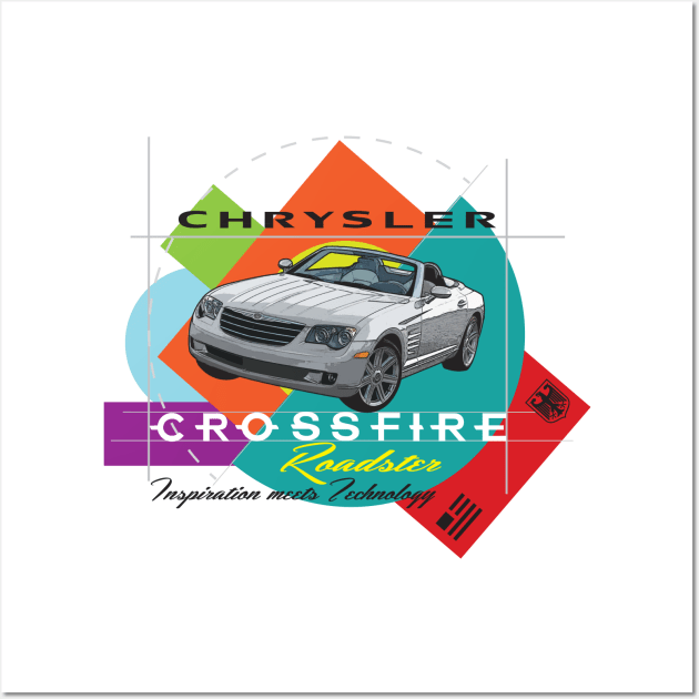 Crossfire Roadster Deco Design Wall Art by silvercloud